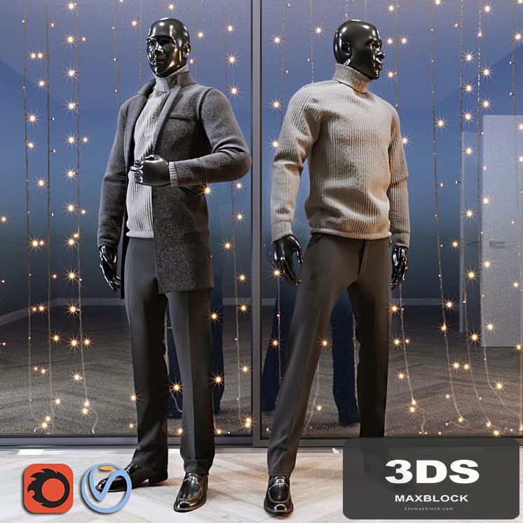 Male mannequin set 2