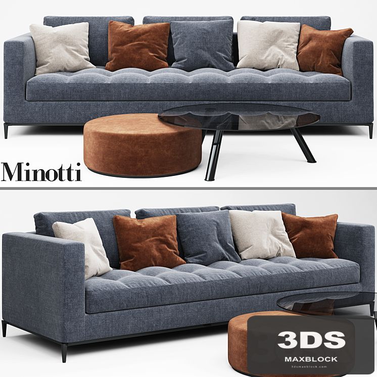 Minotti ANDERSEN QUILT Sofa