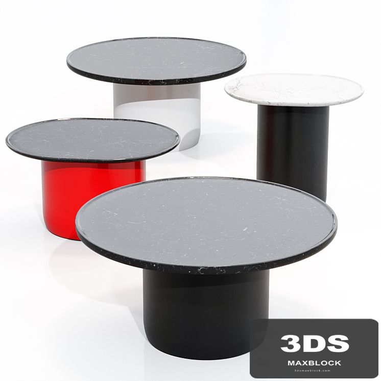 Button Tables set by B&B Italia