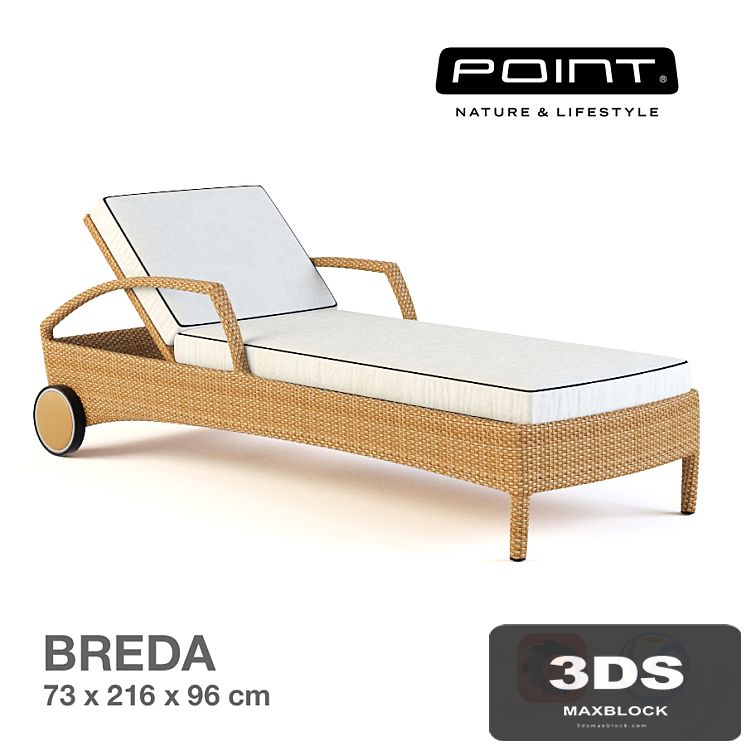 Point - Breda lounger / Chaise Breda
