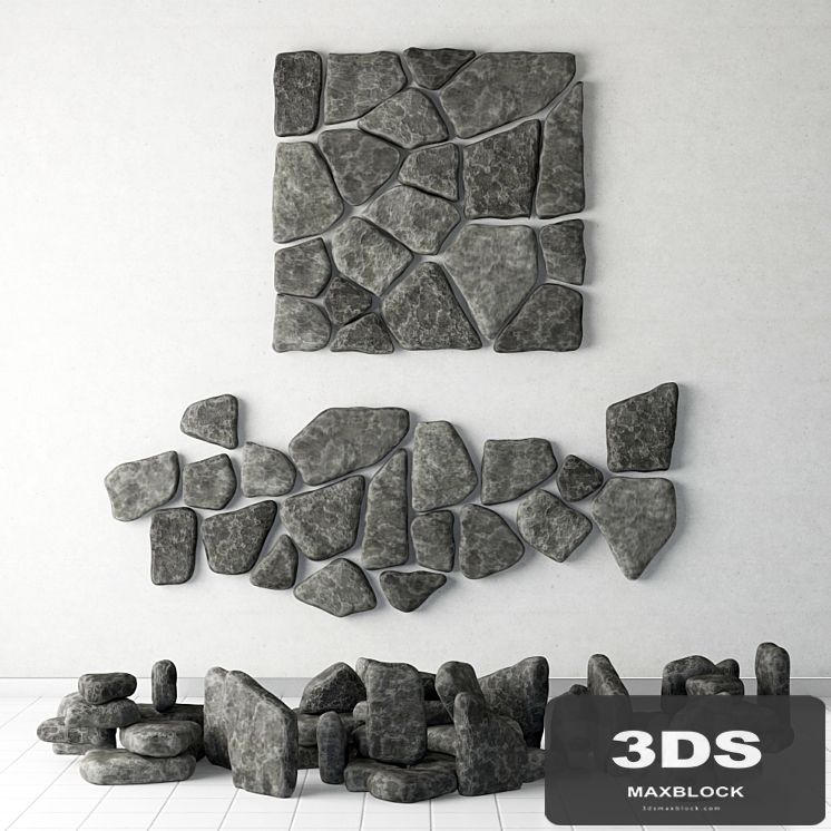 Stone panel chip collection