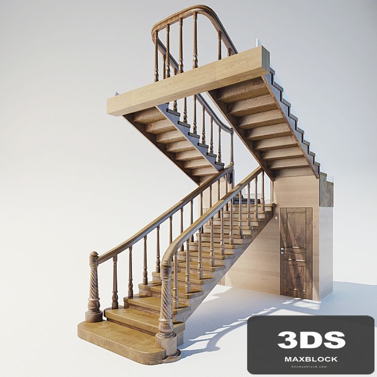 wooden staircase