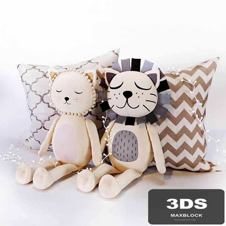 The Emily &amp; Meritt Cat &amp; Lion Plush