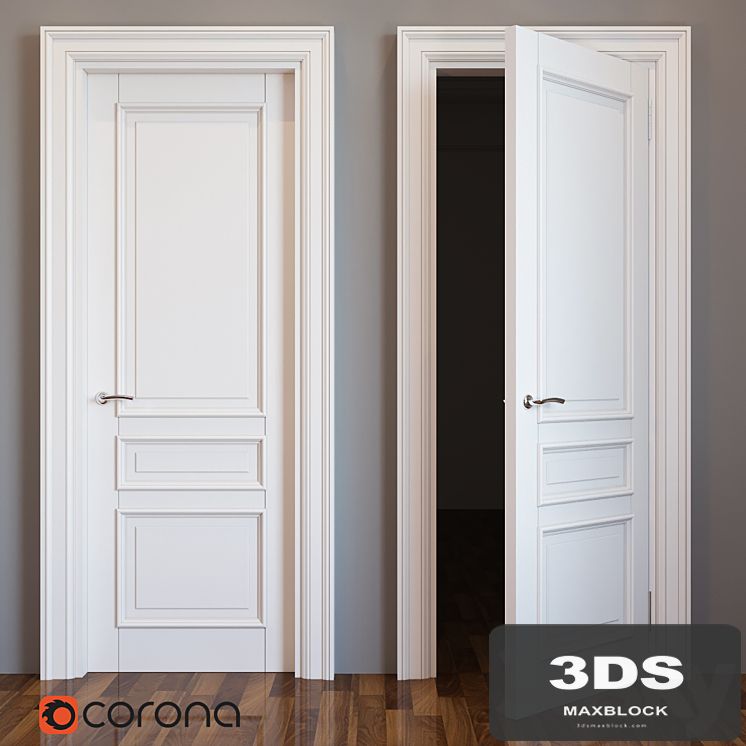 Classic wooden door