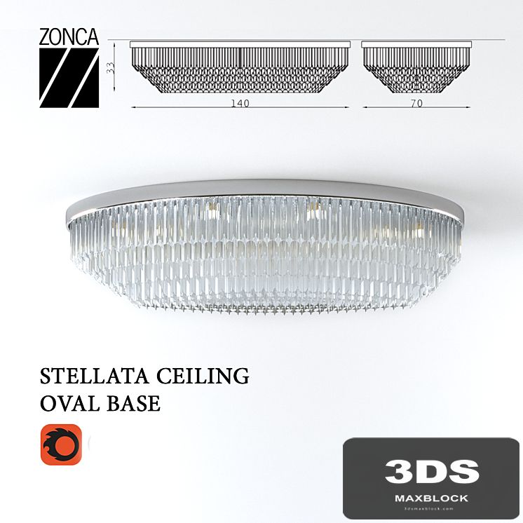 Ceiling light Zonca Stellata