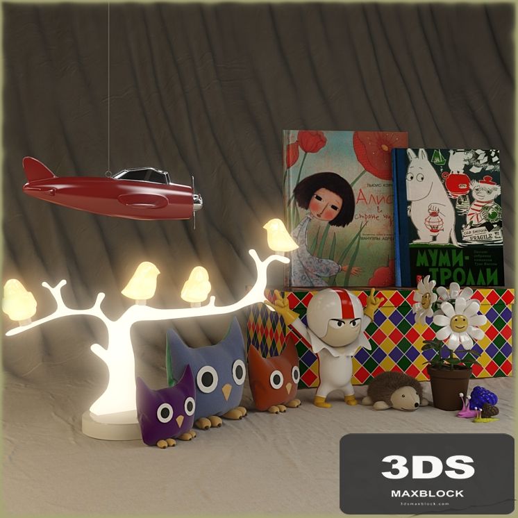Toys and books