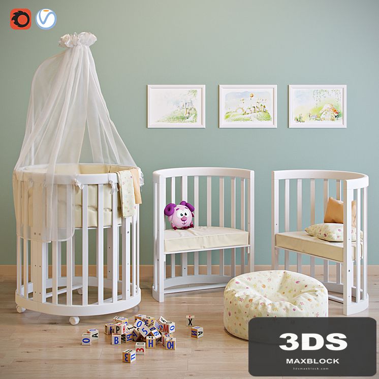 Cradle and chair EllipseBed