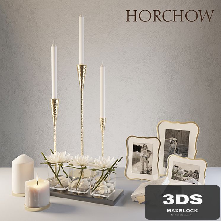 Set decoration by Horchow