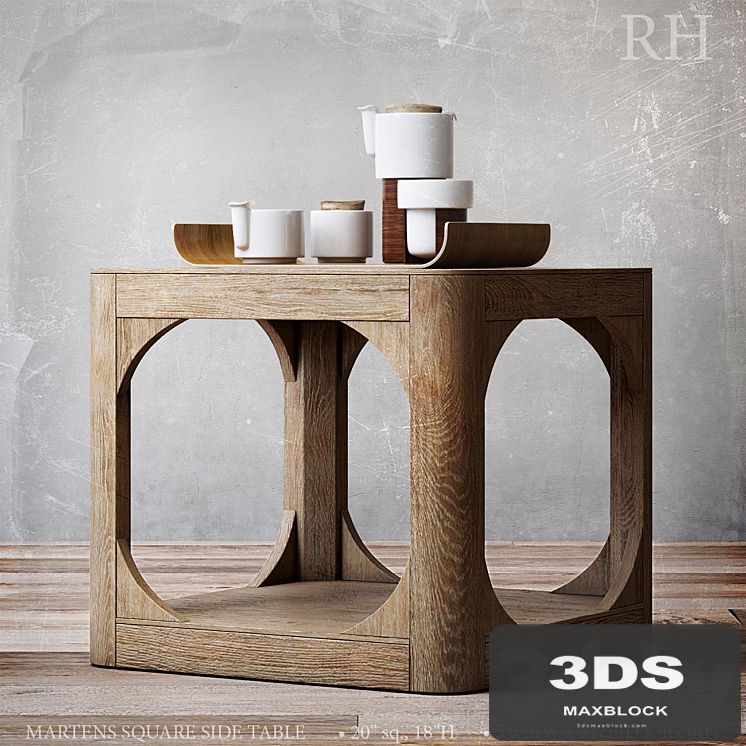 MARTENS SQUARE SIDE TABLE 20sq