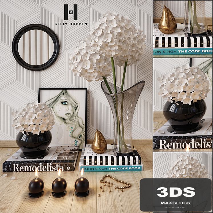 Decorative set by Kelly Hoppen