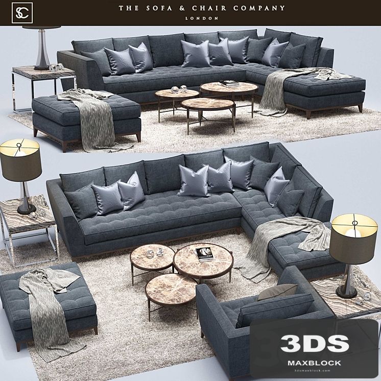 Barbican_CORNER SOFA _Cavus_Table lamp_Marlow_The sofa and chair company