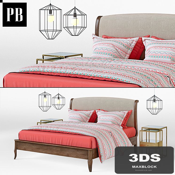 POTTERY BARN Calistoga Bed