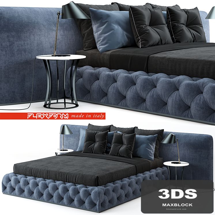 Flexform Mood Leonardo Bed.