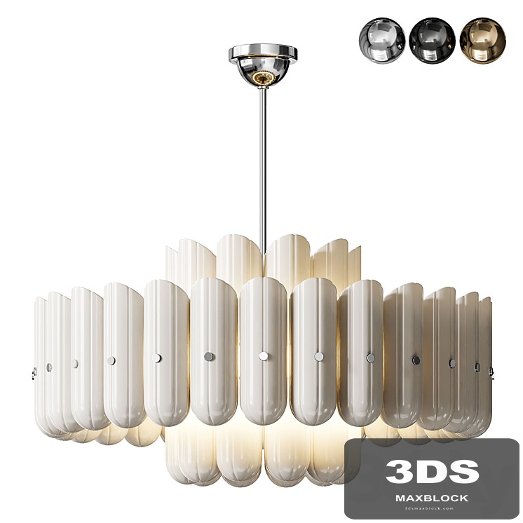 Roll & Hill Lorna LED Double Tier Chandelier 46