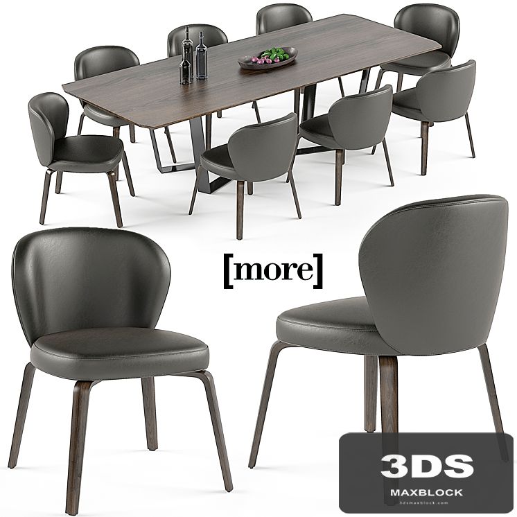 Mudi chair and Pero table set