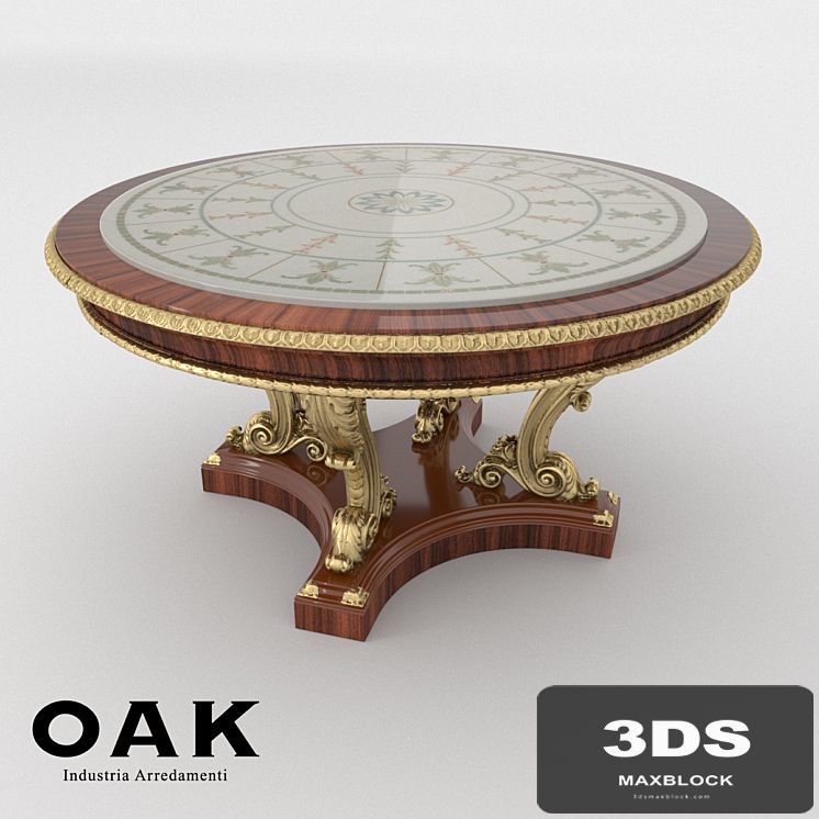 OAK Redwwod Table mg1024