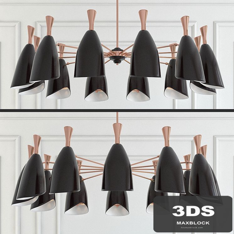 Hanging lamp lamp 12 duke symmetry
