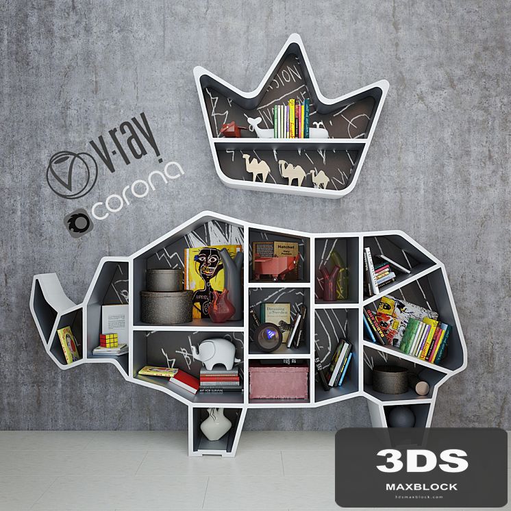 Rhino Bookshelf