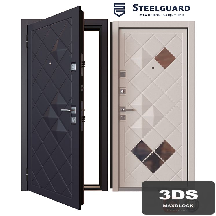 Input metal door SteelGuard Luxor