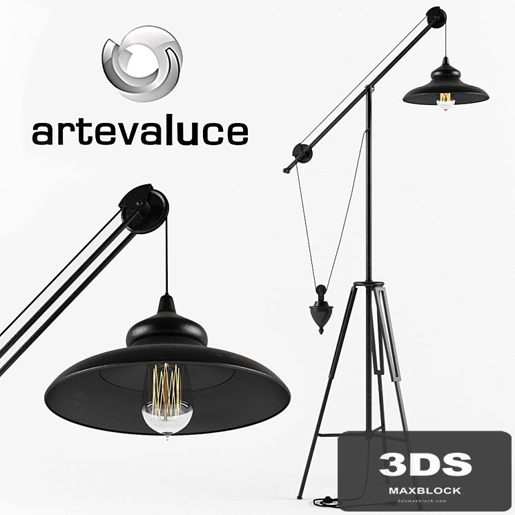 Designer floor lamp Artevaluce Loft