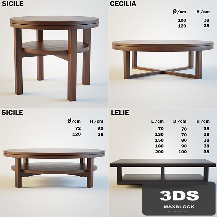 XVL / Coffee tables