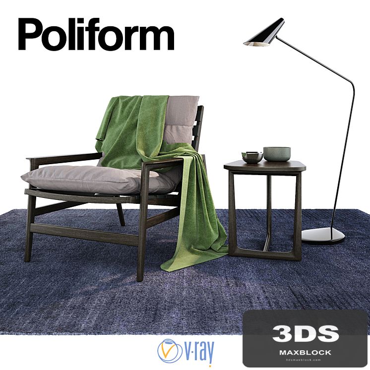 Armchair POLIFORM IPANEMA