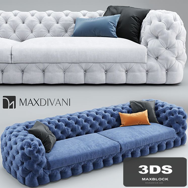 Sofa MaxDivani AUTOGRAFO Tufted
