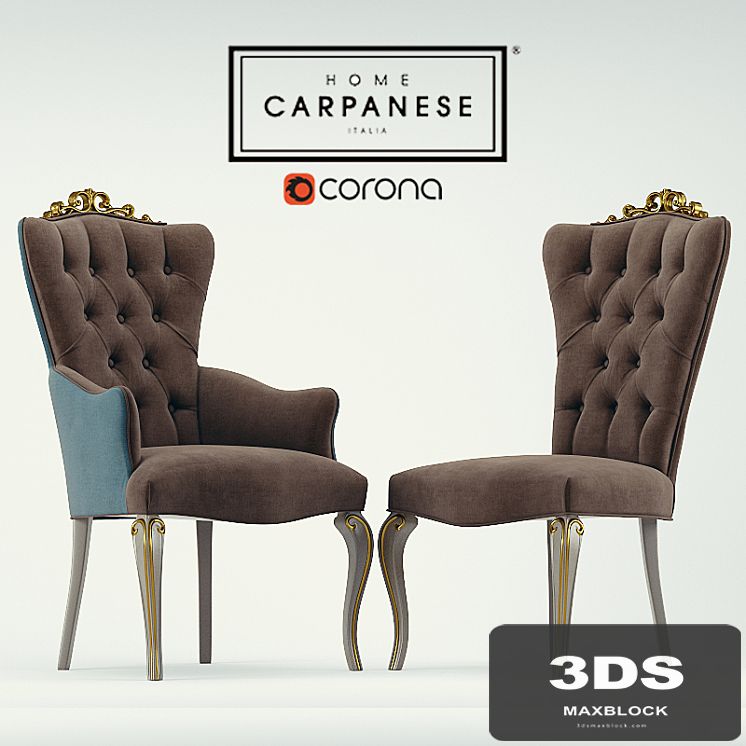 Chair and armchair Carpanese