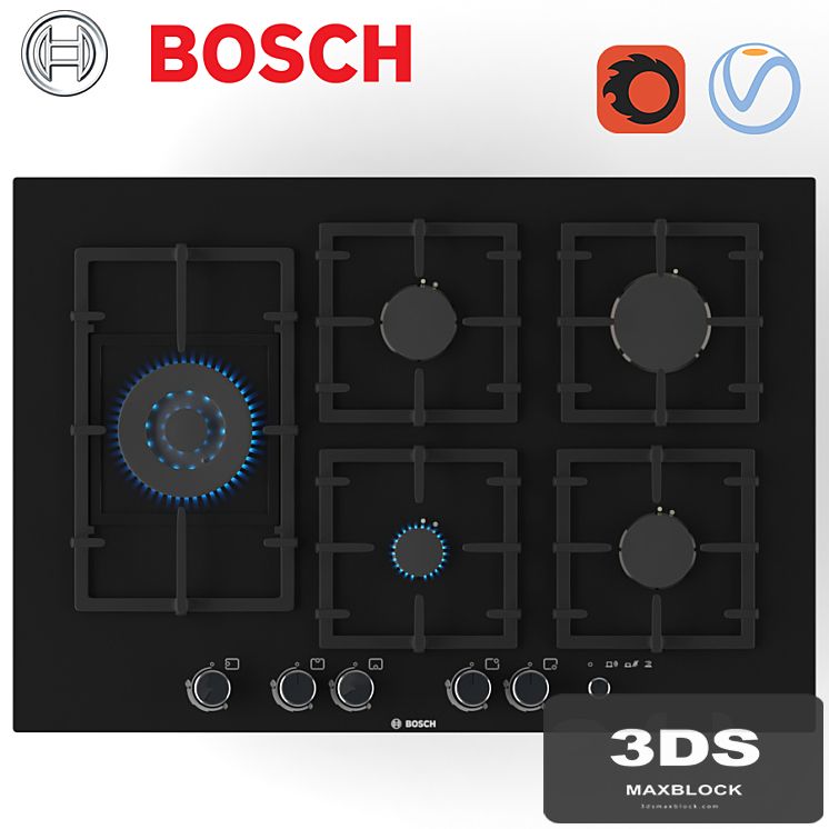 Built-in gas cooktop Bosch PPS816M91E