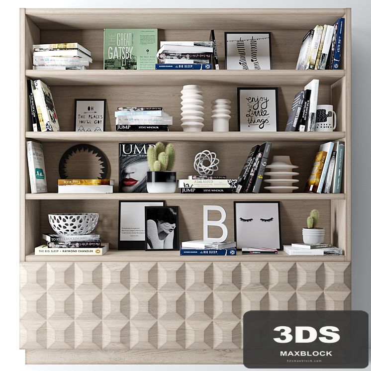 Bookshelf + decoration