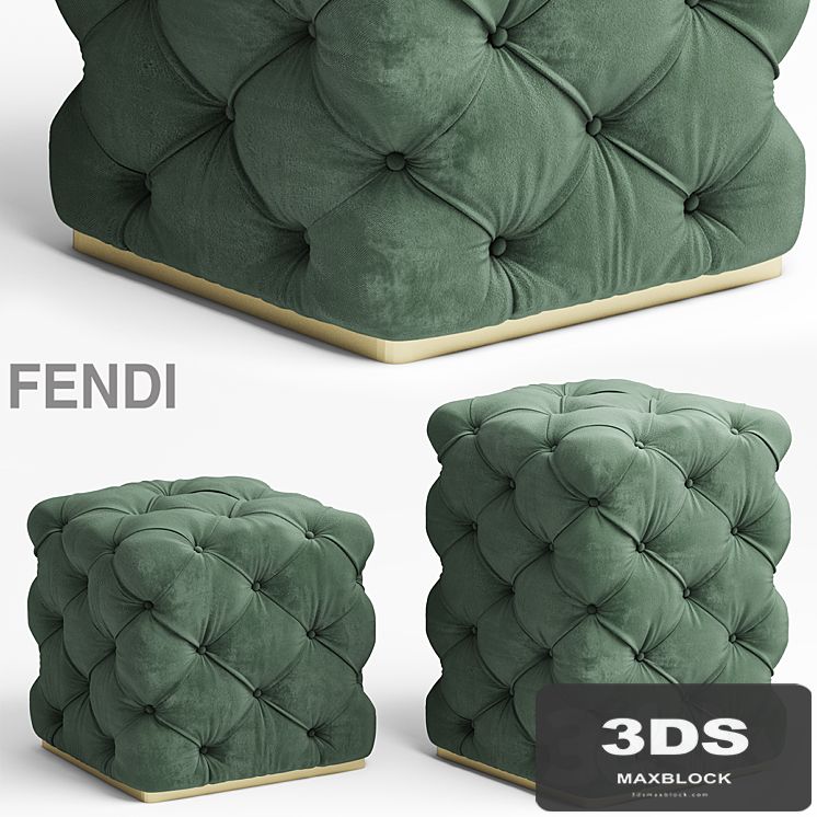 Poof fendi Kubus Ottoman