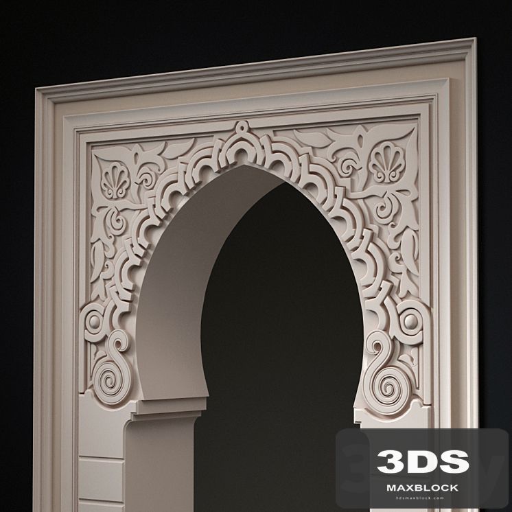 Arch in the Andalusian style