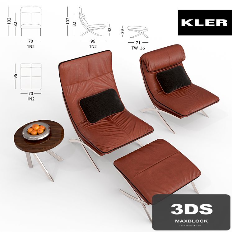 Kler Habanera Armchair and Kler Rivolto table