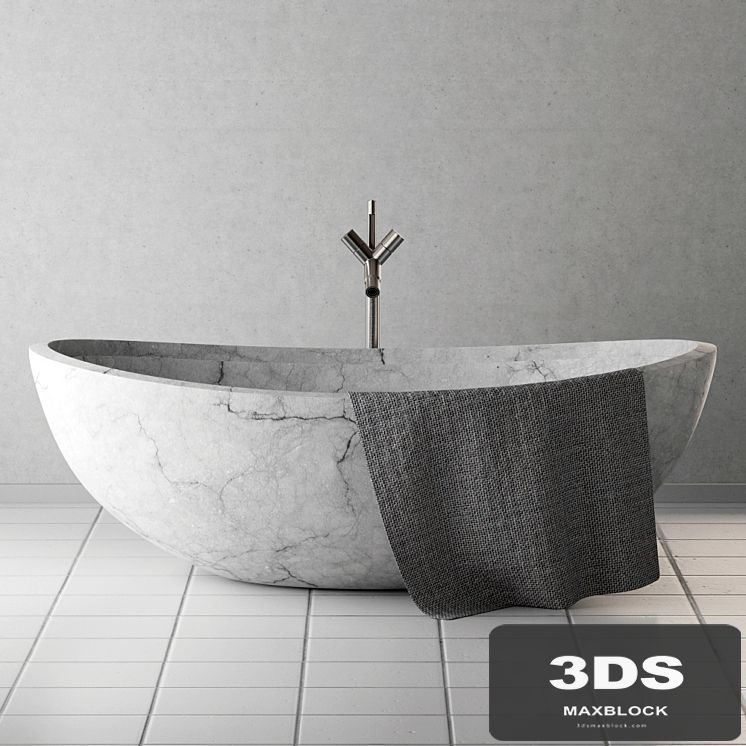 Bath stone wite mrable