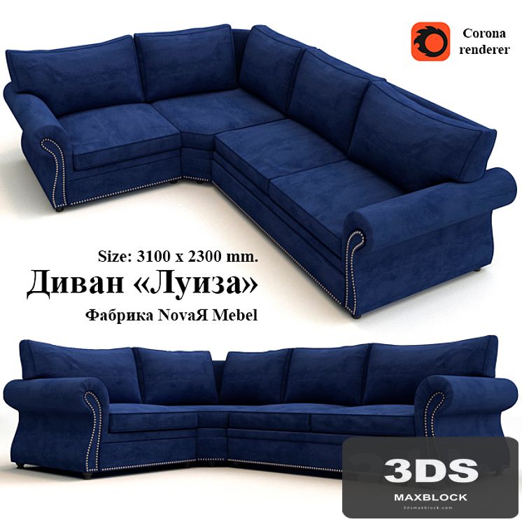 Sofa "Louise" corner