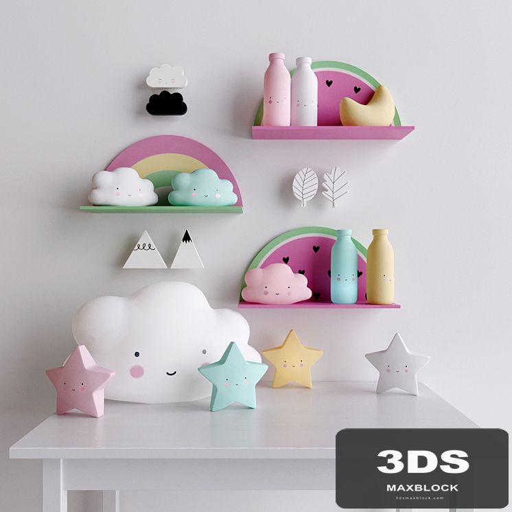 Decorative set for 1 child