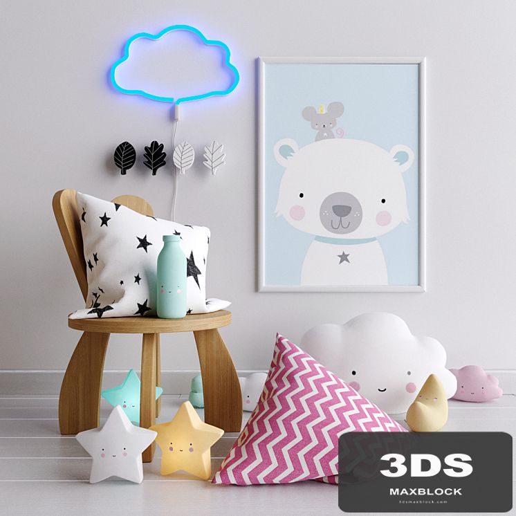 Decorative set for 2 child