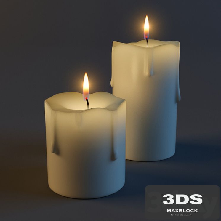 Candle, diameter 90 mm