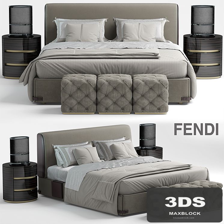Bed fendi Soho Bed