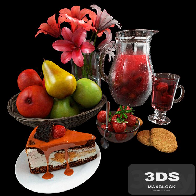 Cookware Set with dessert