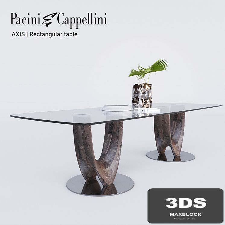 Pacini Cappellini AXIS Rectangular table