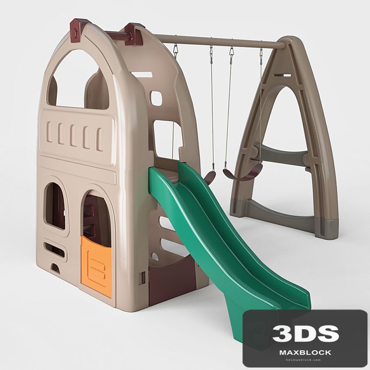 Playhouse Climber &amp; Swing Set