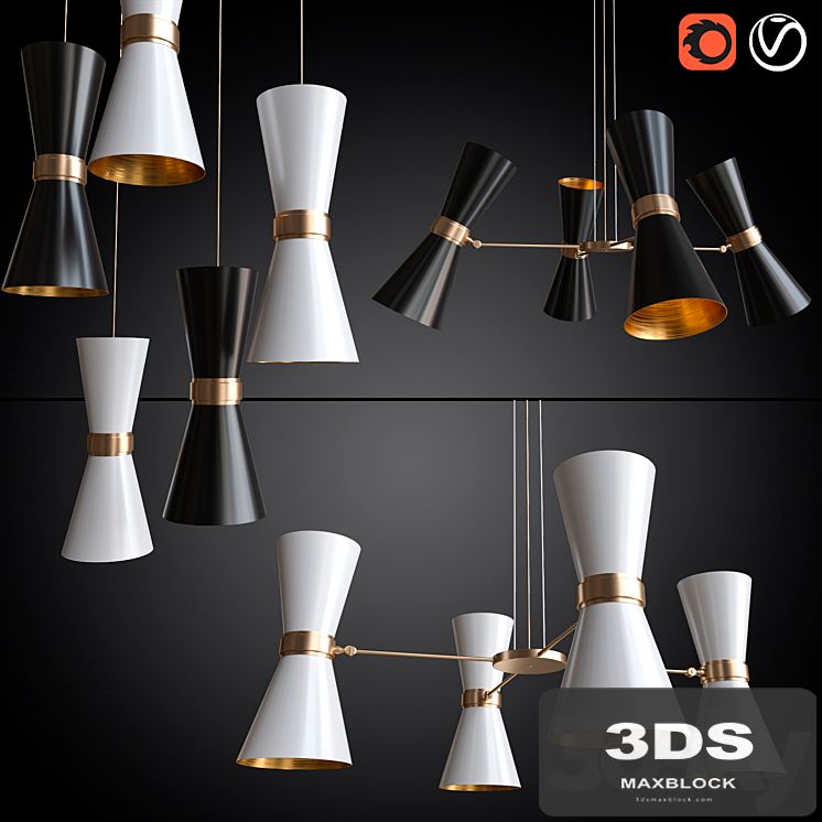 Chandelier and pendants CAIRO MULLAN