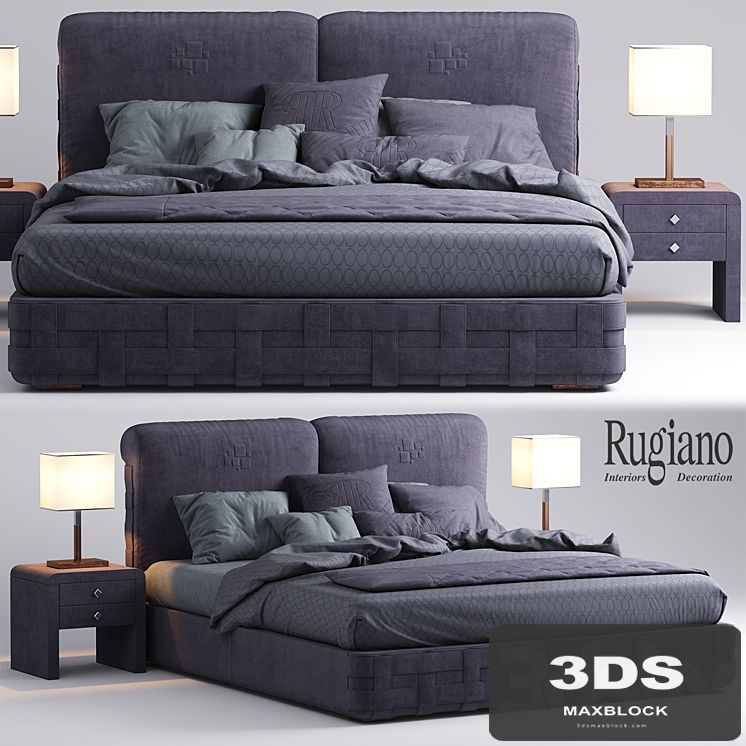 Bed rugiano braid bed