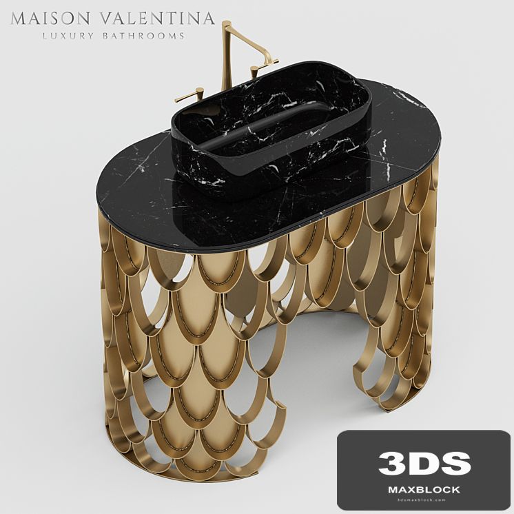 Maison Valentina Koi Single Washbasin