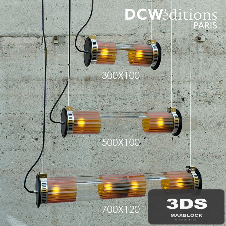 Pendant lights IN THE TUBE, DCW editions