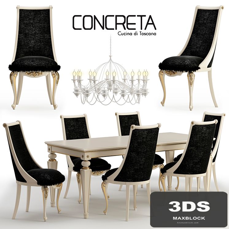 Concreta cucina, Arrogance Impero dinner set