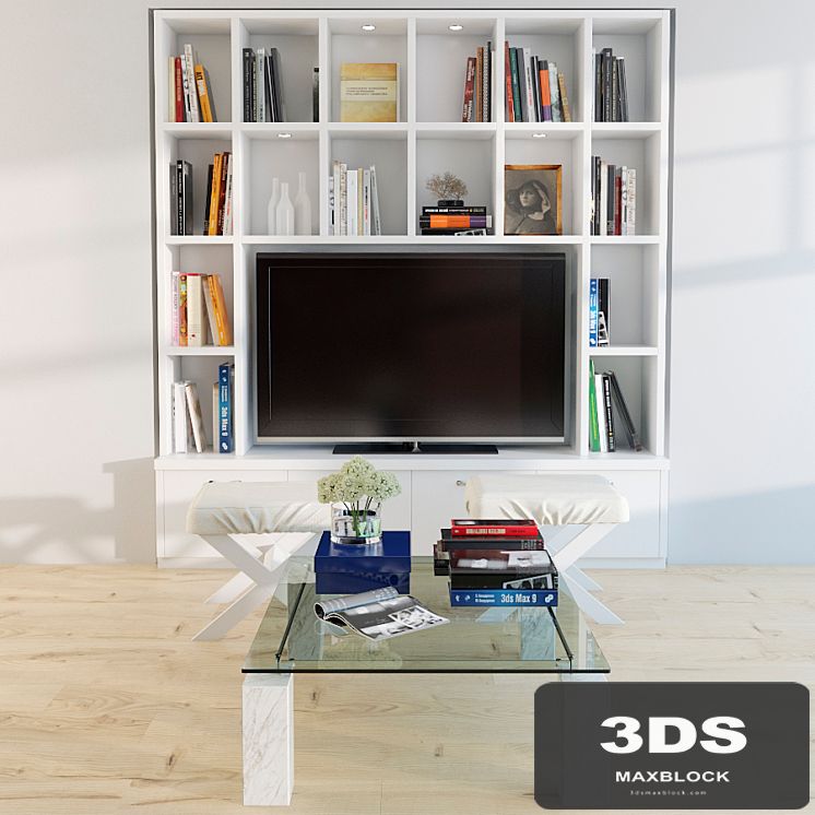 Built-in wall TV