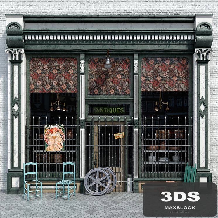 Facade Antique shop