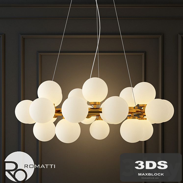 Hanging lamp the mimosa pendant by atelier areti